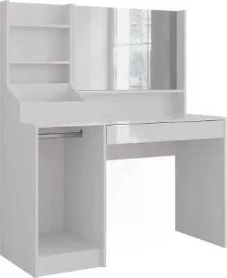 Obrázek produktu pro Toaletní stolek Vicco Sherry Bílá/bílý vysoký lesk 119.8 cm 3 díly, Model 57598