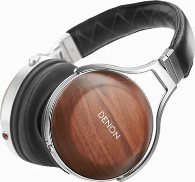 Produktbild von DENON OverEarKopfhörer Bügel 3m 105dB 5-55.000Hz sw-si-Walnussholz AHD7200EM