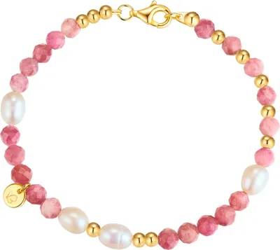 Produktbild von Glanzstücke München Armband Sterling Silber Turmalin Süßwasser-Zuchtperle 500840