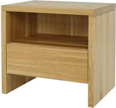 Produktbild von Nachttisch Holz Nachttische Tisch Konsolen Landhaus Stil Eiche Konsolen Nacht