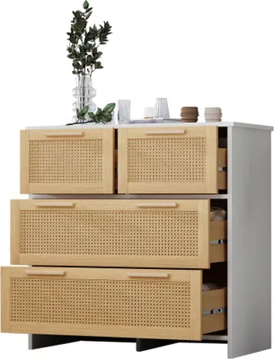 Produktbild von Kommode mit Schubladen, 80/38/80 cm, Schubladenkommode, Nachtkommode, Mehrzweckschrank