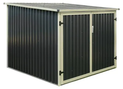 Obrázek produktu pro Garážový zahradní box na kola Westmann antracit 200x203x158 cm