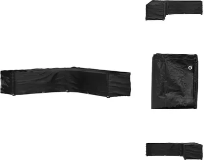 Obrázok produktu pre vidaXL Obal na záhradný nábytok v tvare L s 20 očkami 300x300x70 cm - Ochranné kryty na záhradný nábytok
