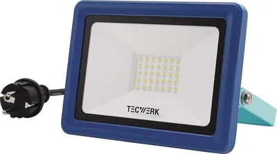 Zdjęcie produktu dla TECWERK LED-Strahler 50 W 4250 lm 2m H05RN-F 3x1mm² IP65 TECWERK