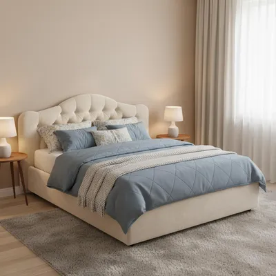 Immagine prodotto di Aly - Letto Matrimoniale, Beige, Sfoderabile Italy