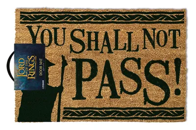 Produktbild von Fußmatte Kokos - Türmatte Kokos - Herr der Ringe You Shall Not Pass