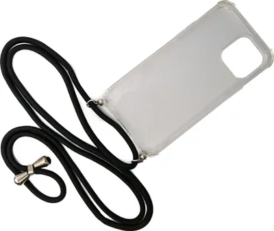 Produktbild von Schutzhülle aus Silikon mit Halsband in Transparent Hülle für iPhone 13 Pro Max