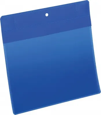 Produktbild von DURABLE Magnet-Kennzeichnungstasche, blau/transparent, DIN A5, quer, 10/VE