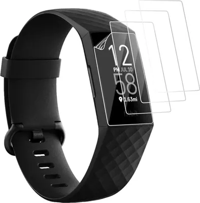 Obrázek produktu pro 6x ochranný kryt displeje pro Fitbit Charge 3 čirý ochranný kryt displeje