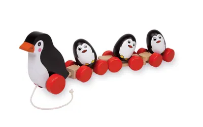 Produktbild von Ziehspielzeug Pinguinfamilie