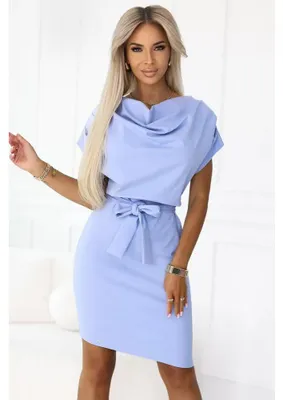 Obrázok produktu pre Numoco Dámske mini šaty Roxi blankytná modrá S