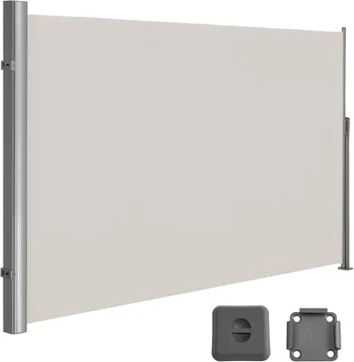 Immagine prodotto di Tenda laterale - Schermo laterale per balcone e terrazza - Estendibile fino a 300 cm - Alluminio - Tessuto idrorepellente
