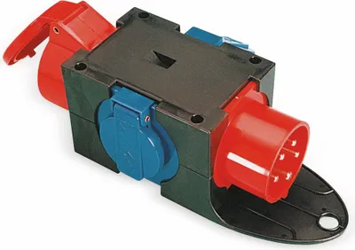 Produktbild von Kompaktverteiler CEE-16 A, 5-polig 1xCEE 16 A, 2x230V