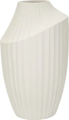 Zdjęcie produktu dla o Ferretti Wazon Lód Średnica 22,5x38 cm kremowy