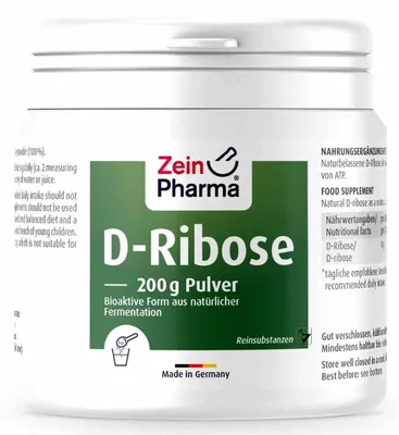 Image de ZeinPharma D-Ribose en poudre 200g