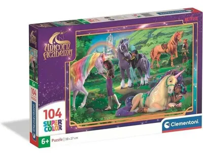 Obrázok produktu pre Puzzle, 104 dielikov - Akadémia jednorožcov