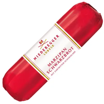 Immagine prodotto di Niederegger Marzapane alle mandorle Pane nero Cioccolato fondente 75g