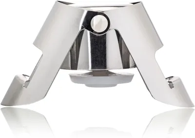 Productafbeelding van Champagne Dop Staal Zilver