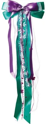 Obrázok produktu pre Školský kužeľový luk Nestler cca 23 x 50 cm tyrkysový/fialový