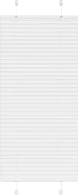 Zdjęcie produktu dla Roleta plisowana biała 55x150 cm Szerokość tkaniny 54,4cm
