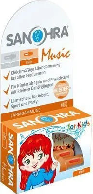 Produktbild von Sanohra hudobná ochrana proti hluku pre deti 2 ks