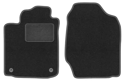 Productafbeelding van Velours voormatten voor Toyota Corolla Verso I 2001-2004 (MPV) – 2-delig, grafiet, op maat – Wielganizator LUX