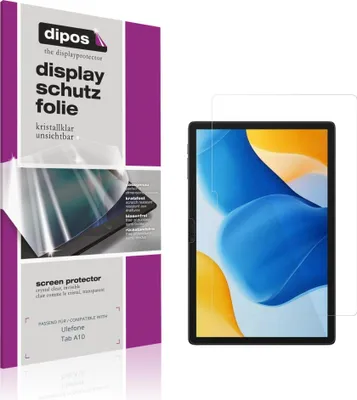 Produktbild von 2x Schutzfolie für Ulefone Tab A10 klar Displayschutzfolie Folie Display Schutz dipos