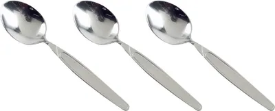 Produktbild von my basics Record 500 Kaffeelöffel Edelstahl rostfrei 18/0 poliert, spülmaschinenfest, silber (3er Pack)