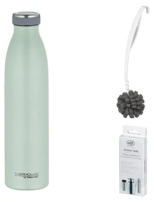 Zdjęcie produktu dla THERMOS TC BOTTLE 0,75 l Trinkflasche – Vorteilsset mit Reinigungsbürste CLEAN FIX 30 cm + CLEAN TABS (20 Stück)