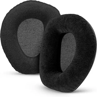 Image de Coussinets d'oreille de rechange en velours pour casques Sennheiser, compatibles avec les modèles RS165, RS175, RS185 et RS195