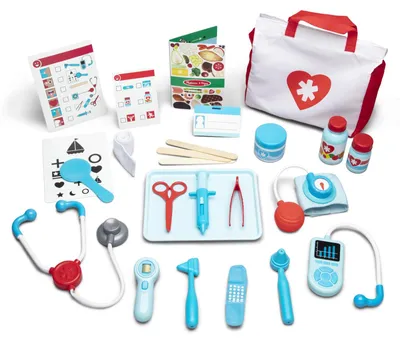 Imagen del producto de Juego de médico para niños, juguete educativo para niñas y niños a partir de 3 años. Set de médico para niñas de 3 años. Regalos. Juego de roles de médico. Juguete para niños de 3, 4, 5 y 6 años