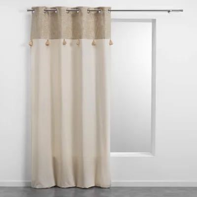 Obrázok produktu pre Boho záclona SULTANCURTAIN so strapcami, 140 x 240 cm, béžová