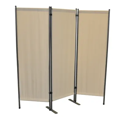 Zdjęcie produktu dla Leco Paravent Klassik, 3-częściowy - kolor: naturalny - (szer. x wys.): 150 x 156 cm, 05101 103