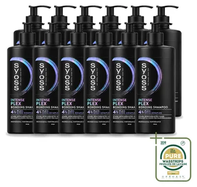 Productafbeelding van 12 x Syoss Intense Plex Shampoo - 440 ml - Verpakking met 12 stuks