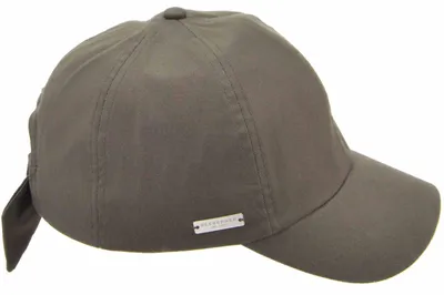 Seeberger Baumwollmütze Baseballcap mit Schleife hinten in grün