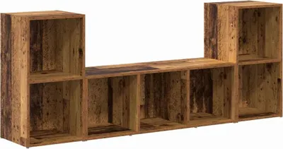 Immagine prodotto di vidaXL Set di 3 mobili TV, colore marrone, materiale: legno composito