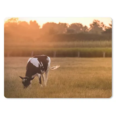 Produktbild von MuchoWow® Mauspad Mousepad Kuh - Sonne - Tiere 23x19 cm - Mousepads - Maus Mat - Pad - Mausunterlage - Schreibtischunterlage - Mauspad