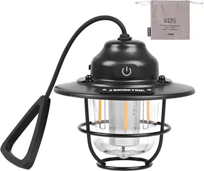 Produktbild von Schnurlose Campinglampe, tragbar, aufgehaengt, Licht, fuer den Aussenbereich, Retro-Zeltlicht, Heimatmosphaere, Laterne, Multi-Modi, wiederaufladbare USB-Lampe