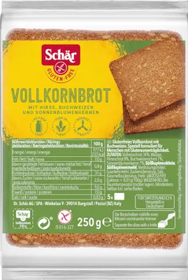 Produktbild von Schär Vollkornbrot 250g