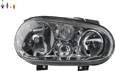 Produktbild von Scheinwerfer passend für VW Golf IV 1J 08/97-06/2005 Rechts Leuchtmittel 1J1941018F 1J1941018B Johns