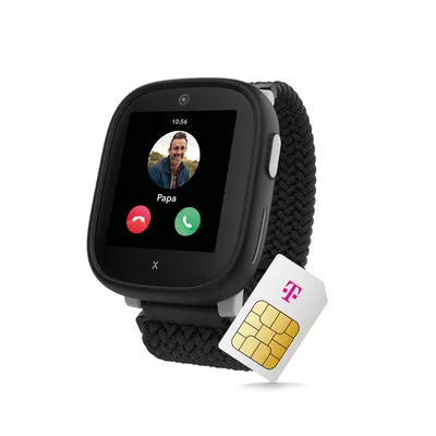 Produktbild von Telekom Xplora X6Play Nano-Sim (2. Gen.) Kinder-Smartwatch in Schwarz mit Telekom Tarif