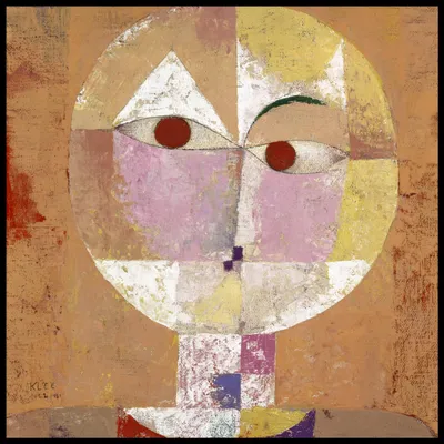 Image de Affiche 70 x 70 cm Senecio (Baldgreis), Paul Klee Vintage do Salonu