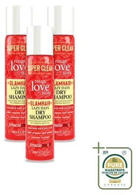 Produktbild von 3 x Treaclemoon Droogshampoo Rouge Love - 200 ml - Vorratspackung - 3 Stücke