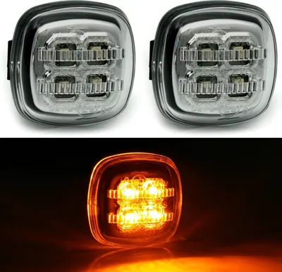 Produktbild von Eagle Eyes LED Seitenblinker Set für Audi A3 A4 A8 + Skoda + Seat in Chrom Smoke