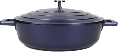Produktbild von Kitchencraft Masterclass MCMSCRD28 Kochtopf inkl. Deckel, Gusseisen/Gussaluminium, 28 cm Durchmesser, Induktionsherd-geeignet