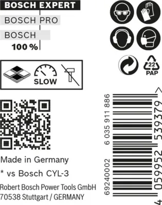 Immagine prodotto di BOSCH 2608900644 BOSCH EXPERT CYL-9 MultiConstruction Betonbohrer, Ø 10,0 mm, 8-teilig
