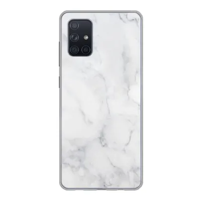 Produktbild von MuchoWow® Handyhülle Schutzhülle Hülle für Samsung Galaxy A51 Marmor - Weiß - Grau - Luxus - Marmoroptik - Stein Silikon Softcase Handy Hülle - Schutzabdeckung
