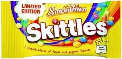 Zdjęcie produktu dla SKITTLES Smoothies Cukierki Jogurtowe Owocowe Limited Edition 38g