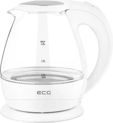 Produktbild von ECG RK 1520 Szklany | Czajnik | 1,5 l | 2200 W | Niebieskie podświetlenie |