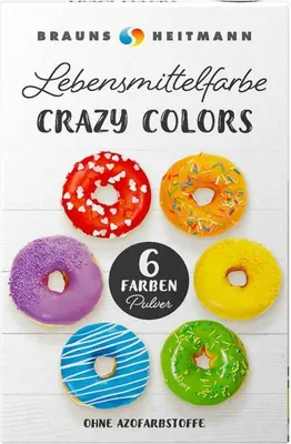 Produktbild von Heitmann Lebensmittel- Farbe Crazy Colors 6x4g
